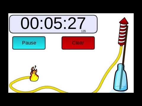 10 Minute Timer - Rocket Countdown (Visulizer)