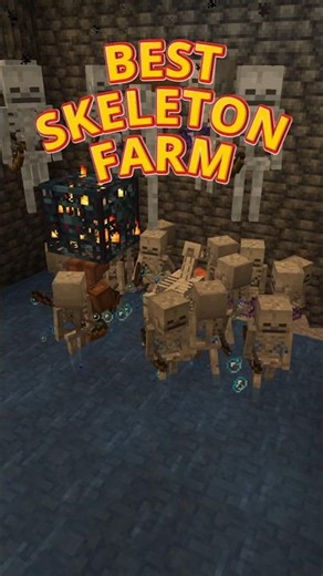 SKELETON FARM in Minecraft 1.21!🤯😱🤯!