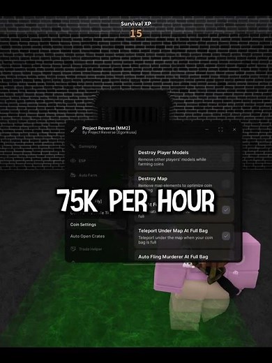 THE BEST SCRIPT IN MM2 AUTO FARM | SCRIPT IN COMMENTS #roblox #scripting #mm2 #murdermystery2