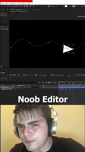 After Effects Auto Orientation Trick | Must Know | noob vs pro #aftereffectstutorials #aftereffects