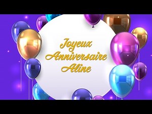 Joyeux anniversaire Aline !