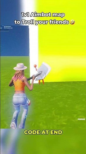 BEST Aimbot 1v1 map to Troll 😂