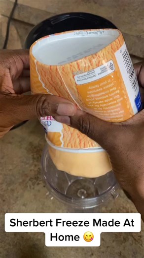 Homemade Sherbet Freeze Recipe