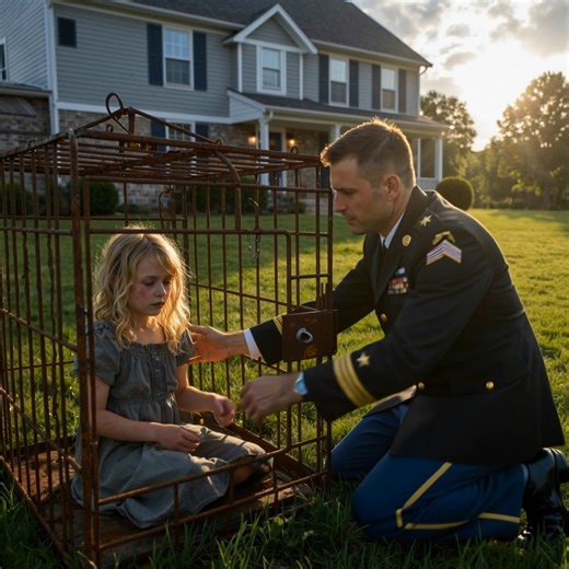 When I Came Home From Deployment, I Found My Six-Year-Old Daughter Locked Inside a Backyard Shed… Fifteen months in combat hadn’t prepared me for the war waiting at home. The sun was sinking behind the pine trees when Ethan Parker pulled into the cracked driveway of his ex-wife’s house in Fayetteville. The place looked smaller than he remembered — curtains drawn, grass uncut, the mailbox hanging open like a mouth mid-scream. He hadn’t seen his little girl, Lily, in over a year — not since his la