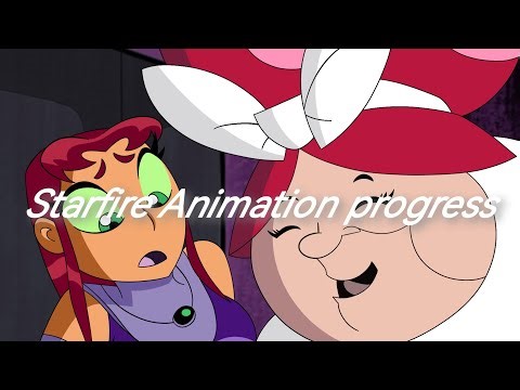 animation progress mom I can clean Starfire's navel