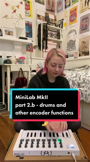 Arturia MiniLab MkII Tutorial: Part 2.b Drums and Encoder Functions