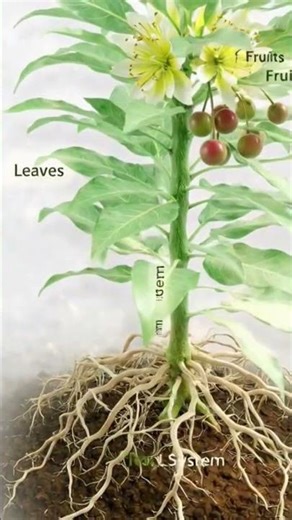 #angiosperm #Root system #reels #science #plants