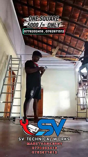 .. CEILING WORK ... 💚 ‎விசேட விலை கழிவு.... ....... ...💯... ‎🤍🖤 ‎💯💥New.💥 ‎... 0762971512 ‎0768202416 (price.. ‎WhatsApp ‎Call me🏡 சீட் அடித்து கொடுக்கப்படும். ‎ ‎உயர் தர சீலிங் கொண்டு(powder coat painting bar) ‎ ‎🏠 விலைகள் பல மடங்கு அதிகரித்துள்ளது நிலையிலும் பழைய விலையில் கட்டணம் அறவிடப்படும். 💯எவரிடமும் இல்லாத மிக குறைந்த விலையில் ‎ ‎🌡️ 💯வீட்டின் வெப்ப நிலை மிகவும் குறைக்க உதவும்.(cooling sheets) ‎ ‎☔ மழை, தண்ணீரில் எந்த வித பாதிப்பும் ஏற்படாததும் (waterproof). ‎ ‎🏠 நீண்ட கால பாவன