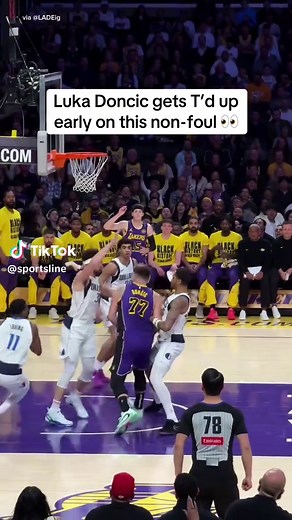 Luka Doncic Receives Technical Foul in Mavericks vs Lakers