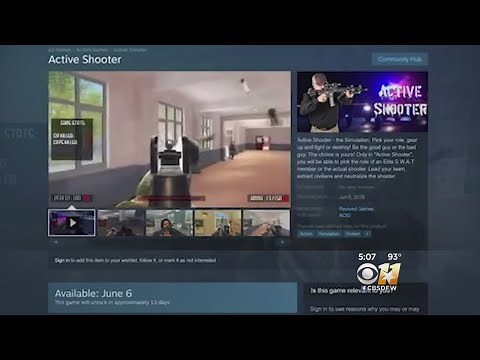 Outrage, Disbelief Over Active Shooter Video Game