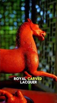 Ancient Chinese Cinnabar Lacquer Process | Lost-Wax Bronze Casting #usashorts