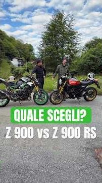 Kawasaki Z900 vs. Z900 RS: which one do you choose? #shorts #kawasaki