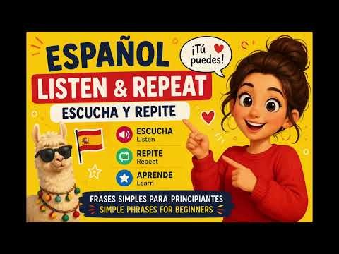 Learn Spanish Fast 🇪🇸 | Listen & Repeat for Beginners (A1)