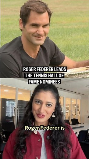 Roger Federer leads the Tennis Hall of Fame nominees