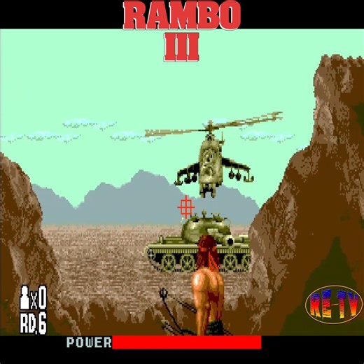 Rambo 3 Rambo III is a series of video games based on the film Rambo III. Like in the film, their main plots center on former Vietnam-era Green Beret John Rambo being recalled up to duty one last time to rescue ... #videogames #arcade #sega #nostalgia #actionhero #gaming | Retro-Entertainment TV