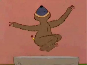 Simpsons - dancing sloth