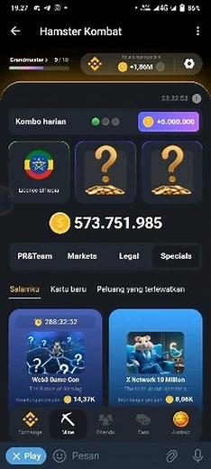 Ubay on Instagram: "Combo harian 28 Juni #airdrop #hamster #tapswap #crypto #video #airdropcrypto #kalimasada #timothy #cryptocurrency #notcoin #hamsterkombat #yescoin #tradingcrypto"