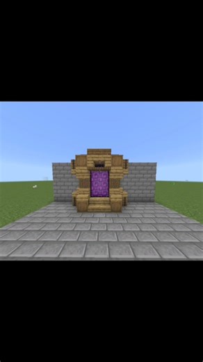 Dimensional nether portal in Minecraft tutorial #minecraft #minecraftbuilds #minecrafttutorial