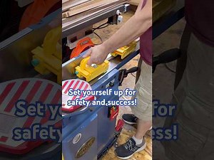 Tips for using the microjig push blocks on an Oliver jointer #workshop #woodworking #woodshop