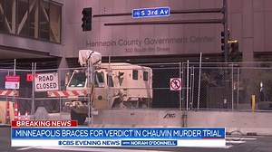 About 3,000 National Guard troops are deployed across Minneapolis tonight, as the nation anxiously awaits a verdict in the murder trial of Derek Chauvin. At least 6 states and D.C. have now made requests for help from the National Guard. Jeff Pegues is there with the latest. https://cbsn.ws/2P21u0b | CBS Evening News