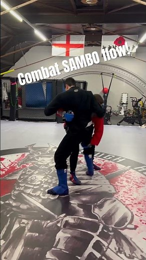 Combat SAMBO throw sequence