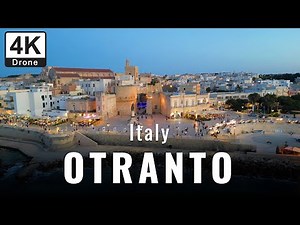 Otranto Italy 🇮🇹 | Adriatic Coast Gem | Historic Old Town & Beaches | 4K Drone Vlog