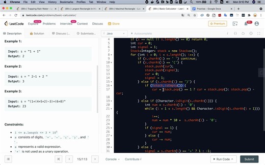 Leetcode 224. Basic Calculator 讲解