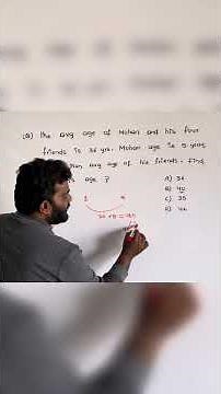 Average Age Problems | Aptitude Maths | Easy Trick for Exams