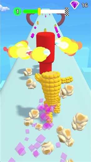 PopCorn Runner 3D #games #gamiinogaming #shorts