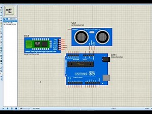 2- إضافة مكتبات الاردوينو والالتراسونيك والبلوتوث في برنامج بروتوس