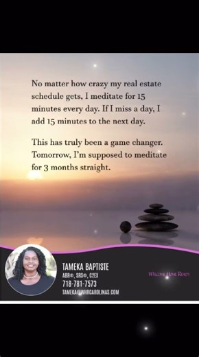 Namaste & Negotiate 😌🧘🏽‍♀️Breathe. Close deals. Repeat.