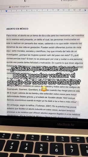 Verifica el plagio gratis con Google Docs🚀🤯 #estudiantes #viral #hack #edumentors #uni #tips #ia #inteligenciaartificial #trucos #universidad #educación