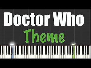 Doctor Who Theme - Easy Piano Tutorial