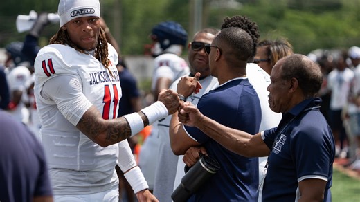 What TC Taylor said of Jackson State football spring game, QB Jared Lockhart