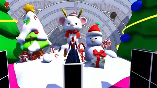 SPIDER-MAN MOTORCYCLE Challenge on Sea Titans Ramp