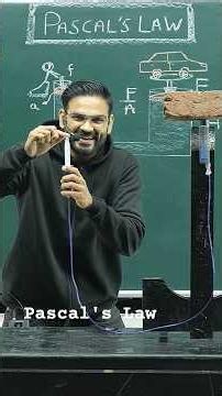 Pascal's Law ll Physics Experiment #physics_experiment