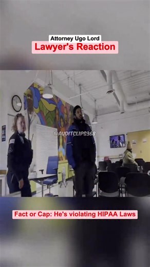 Ugo Lord on Instagram: "#Police Say Recording in a Public Lobby Violates HIPAA! Fact or Cap (False)? Attorney #UgoLord Reacts! #lawyer #lawyersofinstagram"