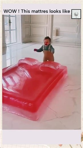 A Child Jumping Jelly bad
