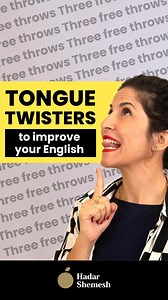 Red leather, yellow leather, lavender leather. Practice it out loud with me! | Accent's Way English with Hadar