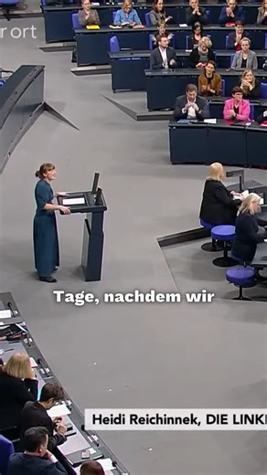 Die spontane Rede nach dem Dammbruch. | Heidi Reichinnek