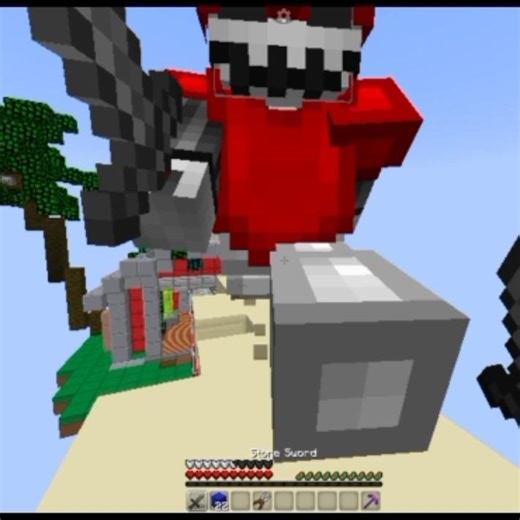 keyboard+mouse in phone in Minecraft bedwar📲 #hypixel #bedwars #minecraft #pvp