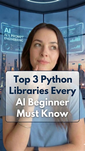 Logicmojo | Top 3 Python Libraries for AI Beginners #python #ai #logicmojo #numpy #pandas Starting AI with Python can feel confusing, but you don’t... | Instagram