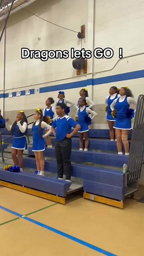Go Go G O Dragons lets go Dragons are on top We cant be stopped ! #cheerleaders #franklinmiddleschool #fmscheer