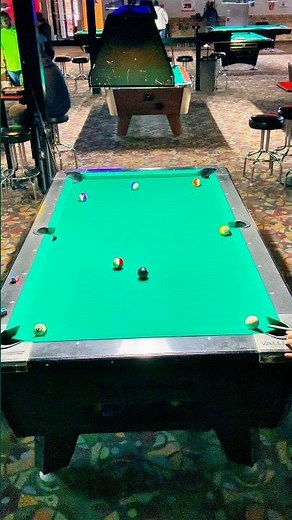 This 8 Ball Shot Is Impossible (But I Made It) #PoolShot #Billiards #Shorts