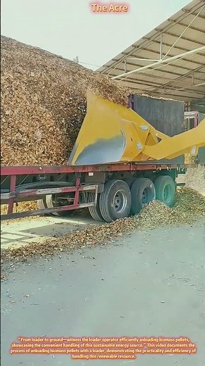 Unloading Biomass Pellets: Efficient On-Site Operation