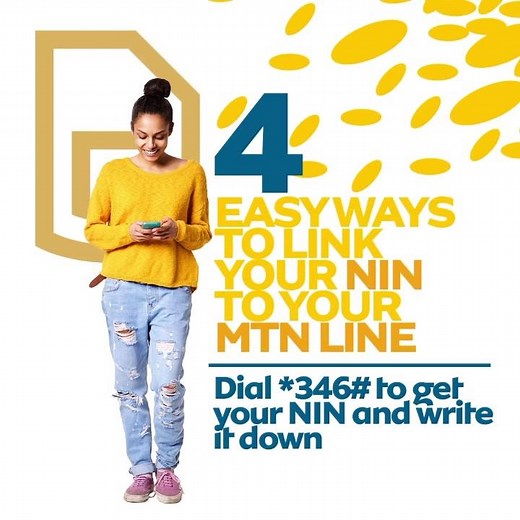 2.1K views · 191 reactions | Want to know how to link your NIN to your MTN line? Here are 4 easy ways you can do so now! Dial *346# to get your NIN. #LinkYourNINWithMTN. | MTN Nigeria | Facebook