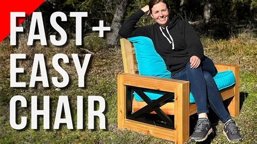 A Super Simple DIY Modern Chair for Everyone
