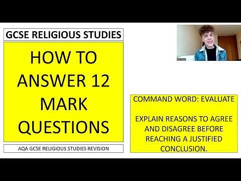GCSE RELIGIOUS STUDIES 2023: HOW TO ANSWER 12 MARK QUESTIONS (AQA)