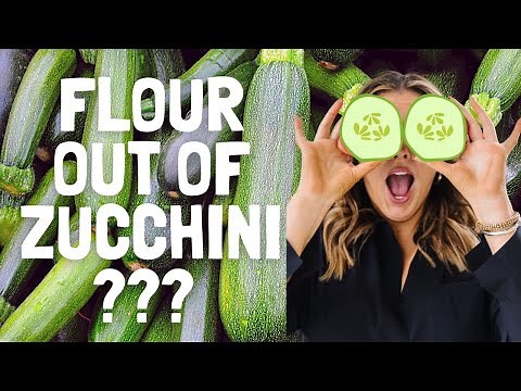 How to make zucchini flour