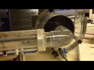 Cavitation inside a centrifugal pump